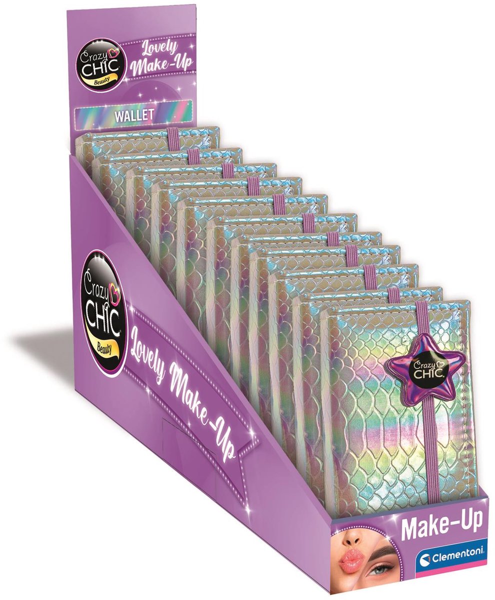 Clementoni Crazy Chic Wallet Star mit Make -up