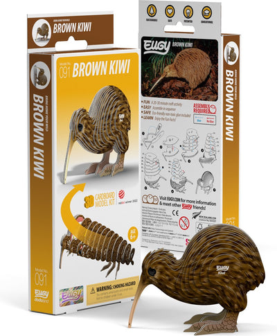 Eugy 3D-Puzzle – Kiwi – Vögel – nachhaltig – alle sammeln – 6 Jahre