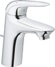Grohe eurostyle neue wassersparende Waschtischarmatur M Größe ES mit Ablaufgarnitur mit geschlossenem Griff Chrom