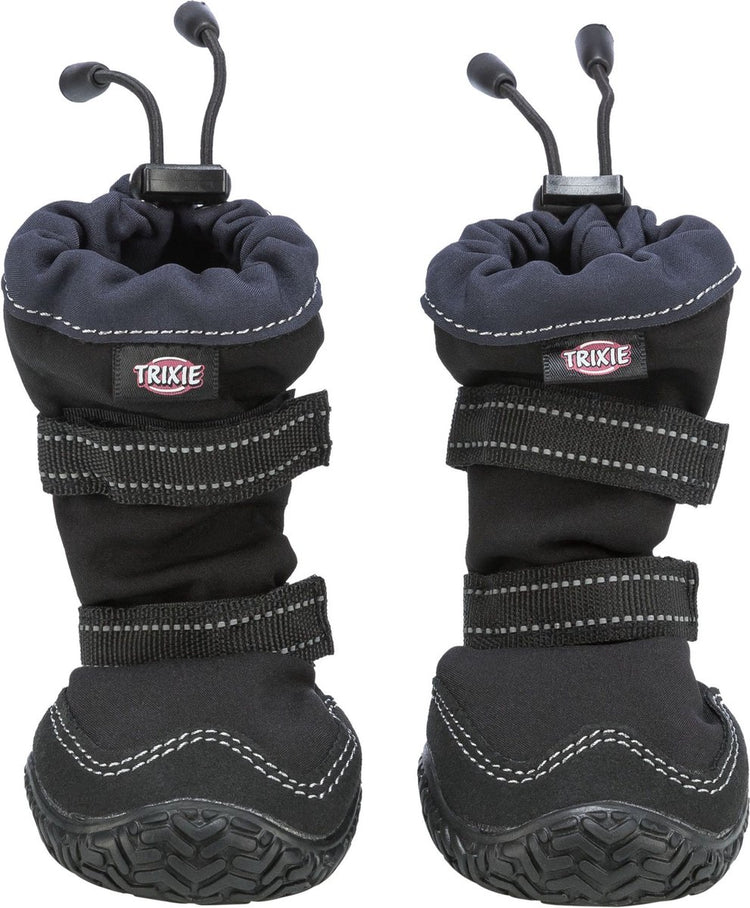 Trixie Walker Active Long - Hundeschuhe - XS S - Schwarz - 2 Stk