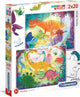 Clementoni Puzzle Funny Dinos, 2x20st.
