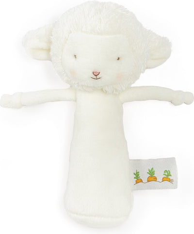Hasen von der Bucht Rassellamm – Kuscheltier – gestickte Details – 16 cm – weiß