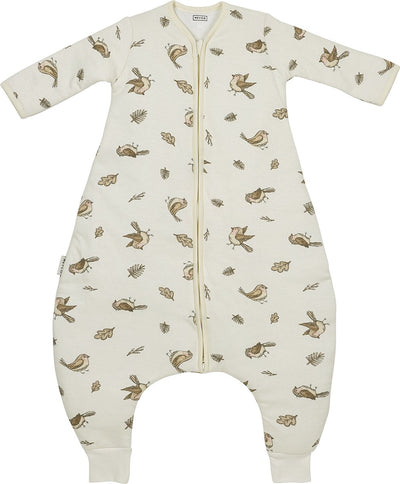 Meyco Baby Robin Baby Winterschlaf-Overall, Pullover mit festen Ärmeln – mehrfarbig – 104 cm – 2,5 Tog
