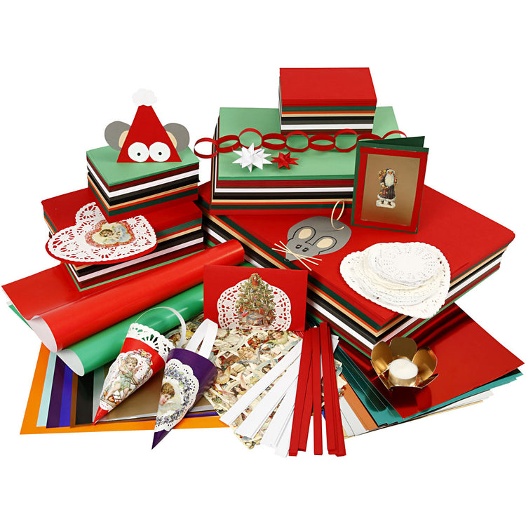 Creativ Company das traditionelle Weihnachtsschnäppchen, verschiedene Farben, 1 Set