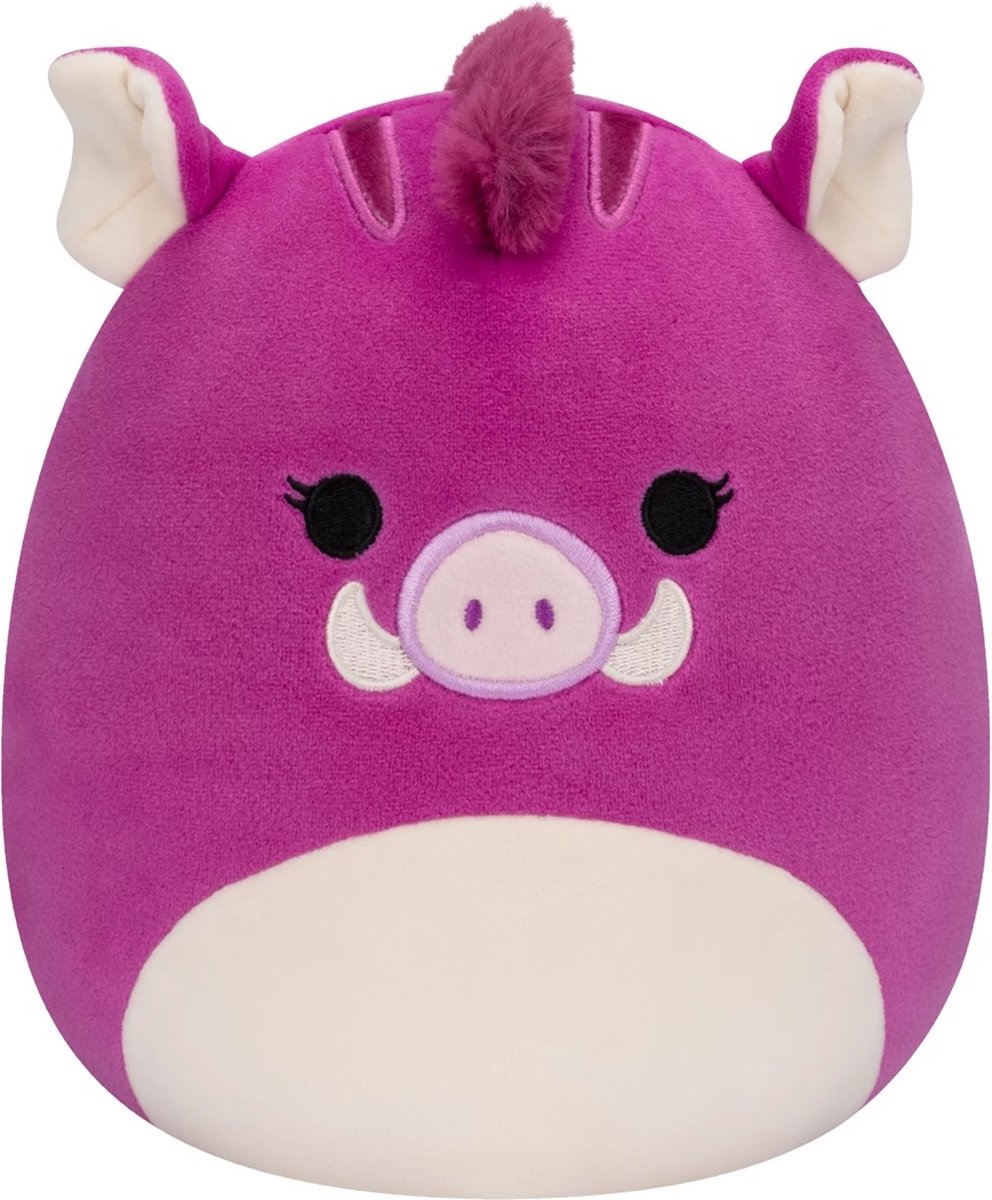 Squishmallows Squishmallow-Kuscheltier – 19 cm – Jenna Purple Wildschwein