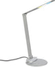 Briloner - LED Tischleuchte - Schreibtischleuchte - verstellbar - drehbar - Schreibtischleuchte - Touch, Farbtemperatur einstellbar, dimmbar, silberfarben