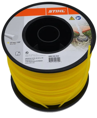 Stihl Zubehör runder Mähfaden auf Rolle | ø 3,0 x 162 m | gelb - 00009302542