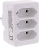Q-Link-Verteilerstecker – 3-fach – Domino – Euro – Weiß