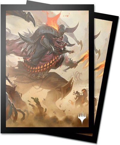Ultrapro Ultra Pro – Magic – The Gathering – Outlaws of Thunder Junction – 100 Kartenhüllen in Standardgröße – Rakdos, der Muskel (63 x 89 mm)