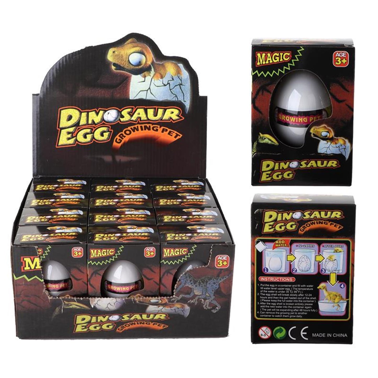 Dino-Wachstumsei in Box