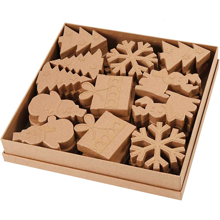 Creativ Company Winterformen, H: 10-14 cm, 6x6 Stück 1 Box