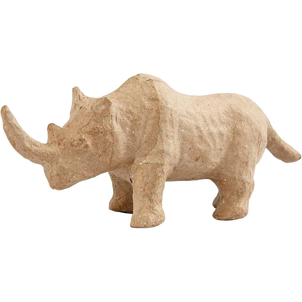 Creativ Company Nashorn, H: 7,5 cm, L: 18 cm, 1 Stück
