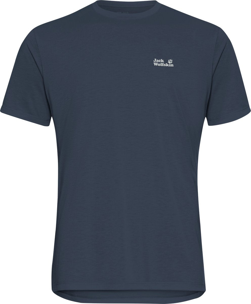 Jack Wolfskin Vonnan Graphic T M Herren Outdoor-Shirt – Midnight Sky