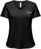 Only Play - Save Life vn ss reg Tee - Trainings-T-Shirt Kurzarm Damen - Schwarz, Weiß