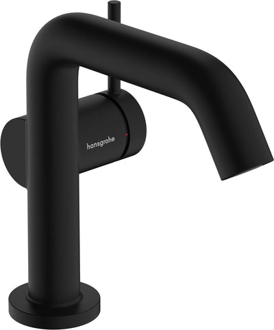 Hansgrohe tecturis s – Waschtischarmatur – Einhebelbedienung – Kaltstart energiesparend – mit Ablassschraube – Größe 110 mm – mattschwarz