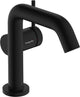 Hansgrohe tecturis s – Waschtischarmatur – Einhebelbedienung – Kaltstart energiesparend – mit Ablassschraube – Größe 110 mm – mattschwarz