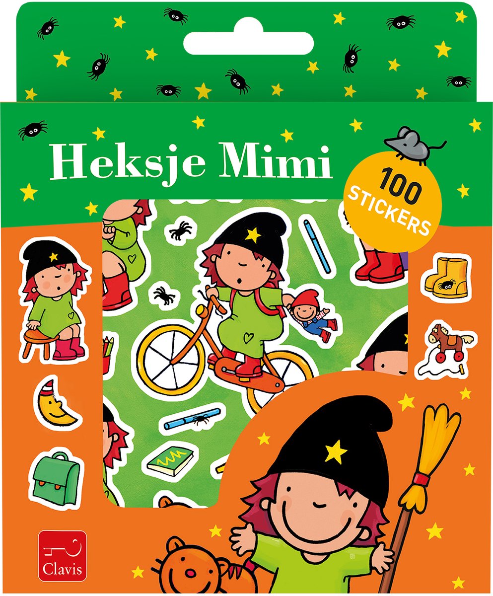 Clavis Hexen-Mimi-Aufkleber-Set. 3+