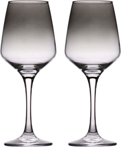 Alpina Weingläser-Set 4-teilig – geräuchertes Weinglas – 360 ml pro Glas – geeignet für Rot- und Weißwein