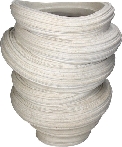 HD Collection Vase Polyresin Beige 26,7x24,5x32,6cm