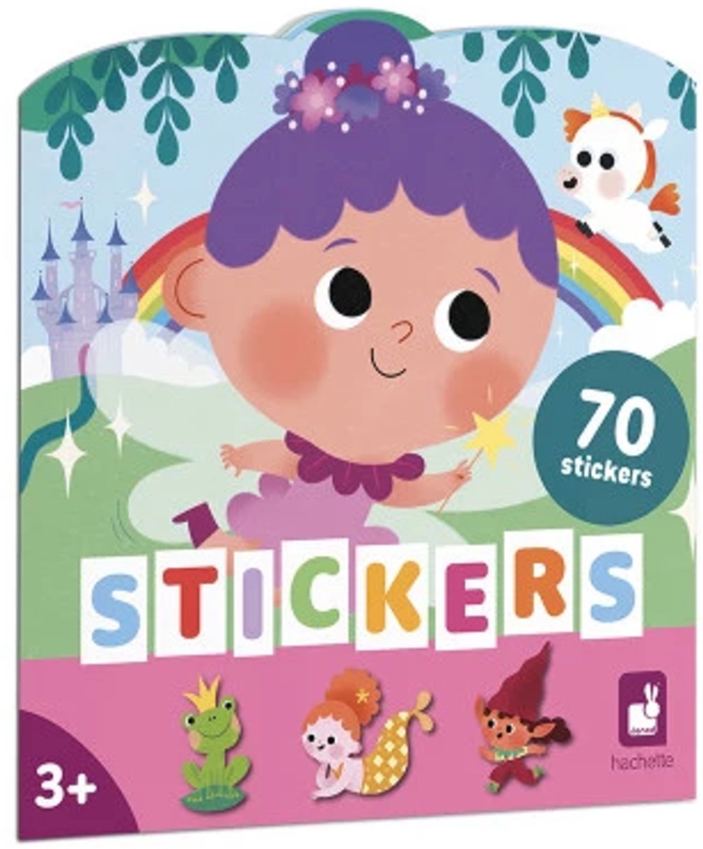 Janod - Stickerbuch - Magische Länder - 70 Sticker