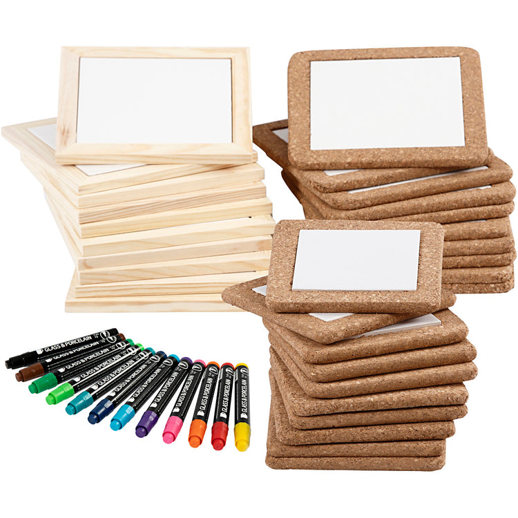 Gruppenset Maluntersetzer, Standardfarben, Extrafarben, 30 Stück, 1 Set