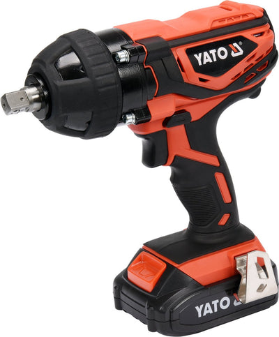 Yato YT-82804 Akku-Schlagschrauber – 18 V – 300 Nm – 1 2 – inklusive 2,0-Ah-Akku, Ladegerät und Koffer