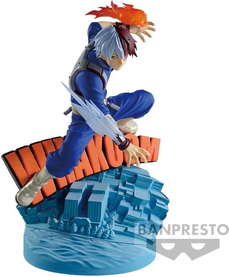 Banpresto Co., Ltd. My Hero Academia – Diorama – Shoto Todoroki [der Anime] – Statue 20 cm