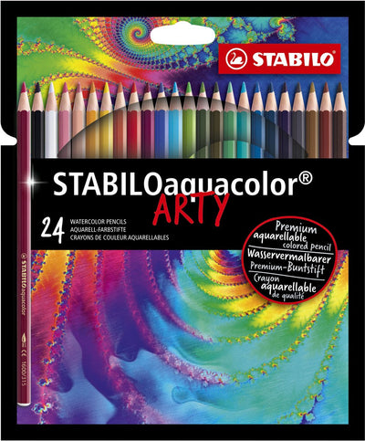 Stabilo Aquacolor Aquarell Colored Bleistift Arty Set 24 Stcs.