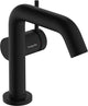 Hansgrohe tecturis s – Waschtischarmatur – Einhebelbedienung – Kaltstart energiesparend – ohne Ablaufgarnitur – 110 mm Größe – mattschwarz