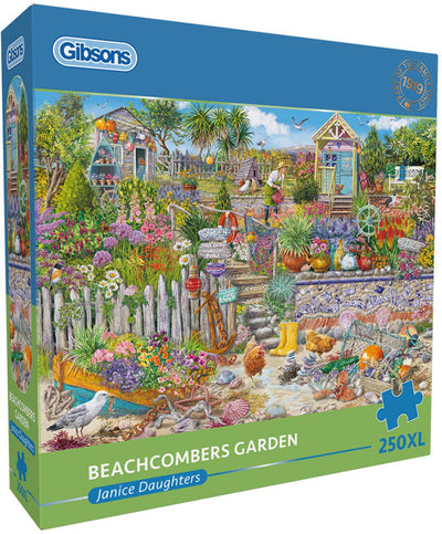 Gibsons Puzzle Beachcomber's Garden 250xl – extra große Teile.