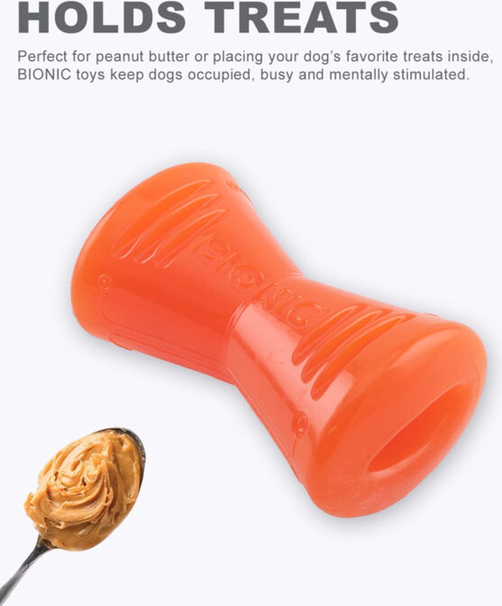 Bionischer Knochen l - 15x8x6,5cm orange