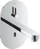 Grohe Eurosmart Cosmopolitan E Abschlussteil V Wandarmatur mit Auslauf 17 cm mit Mixer mit Transformator 230 V Chrom