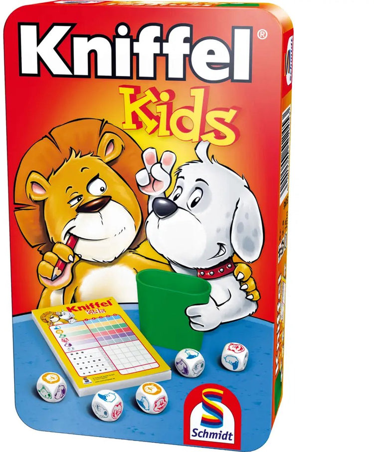 Schmidt ® - Kniffel® Kids - Würfelspiel - Kinderspiel mit Tieren - ab 5 Jahren - 2-6 Spieler