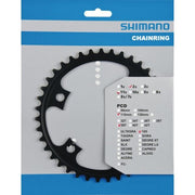 Shimano 105 11V 39T Kettenblatt Y1PH39000 FC-5800 schwarz - afbeelding 2