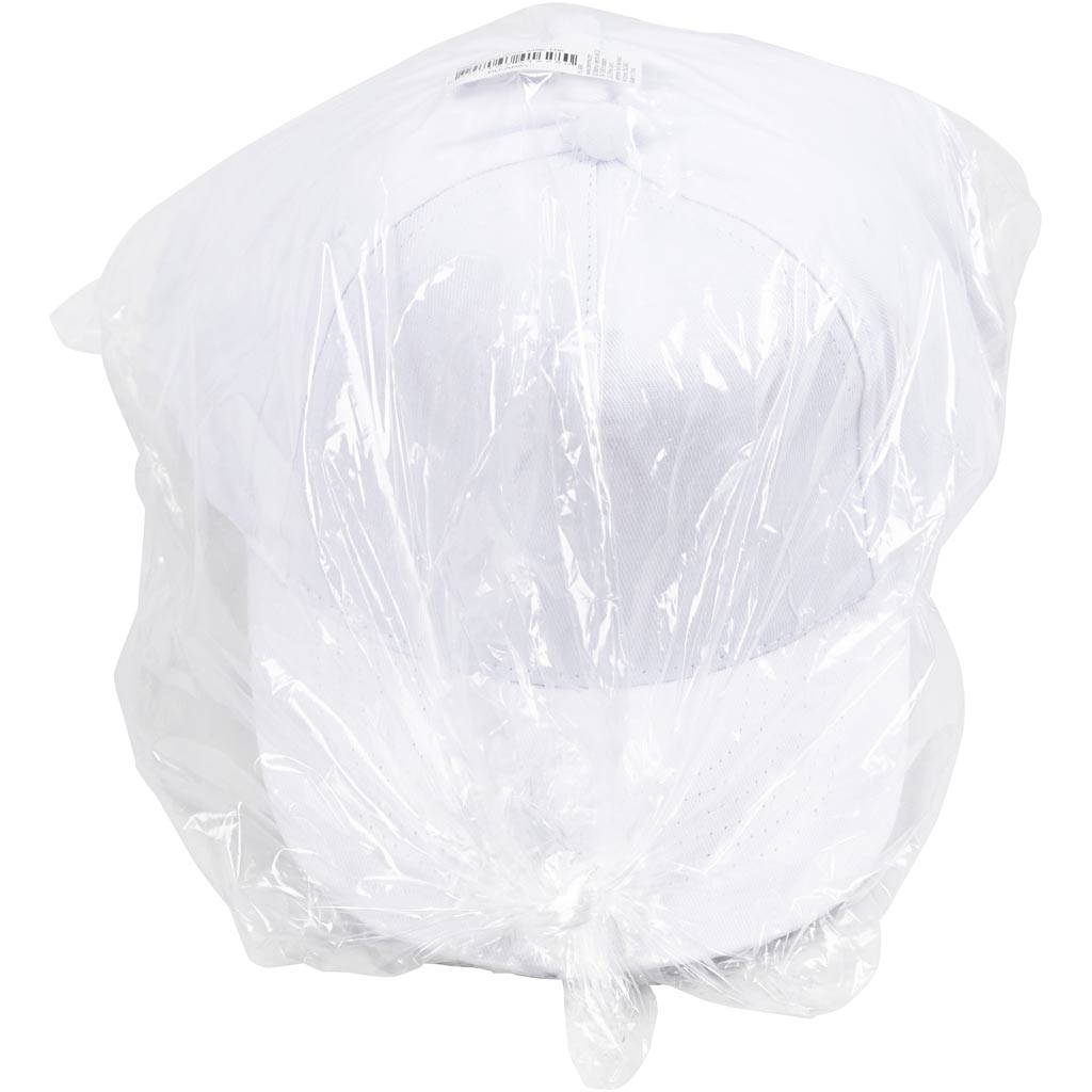 Creativ Firmenmütze, Größe 49,5-56 cm, weiß, 12 Stück 1 Box