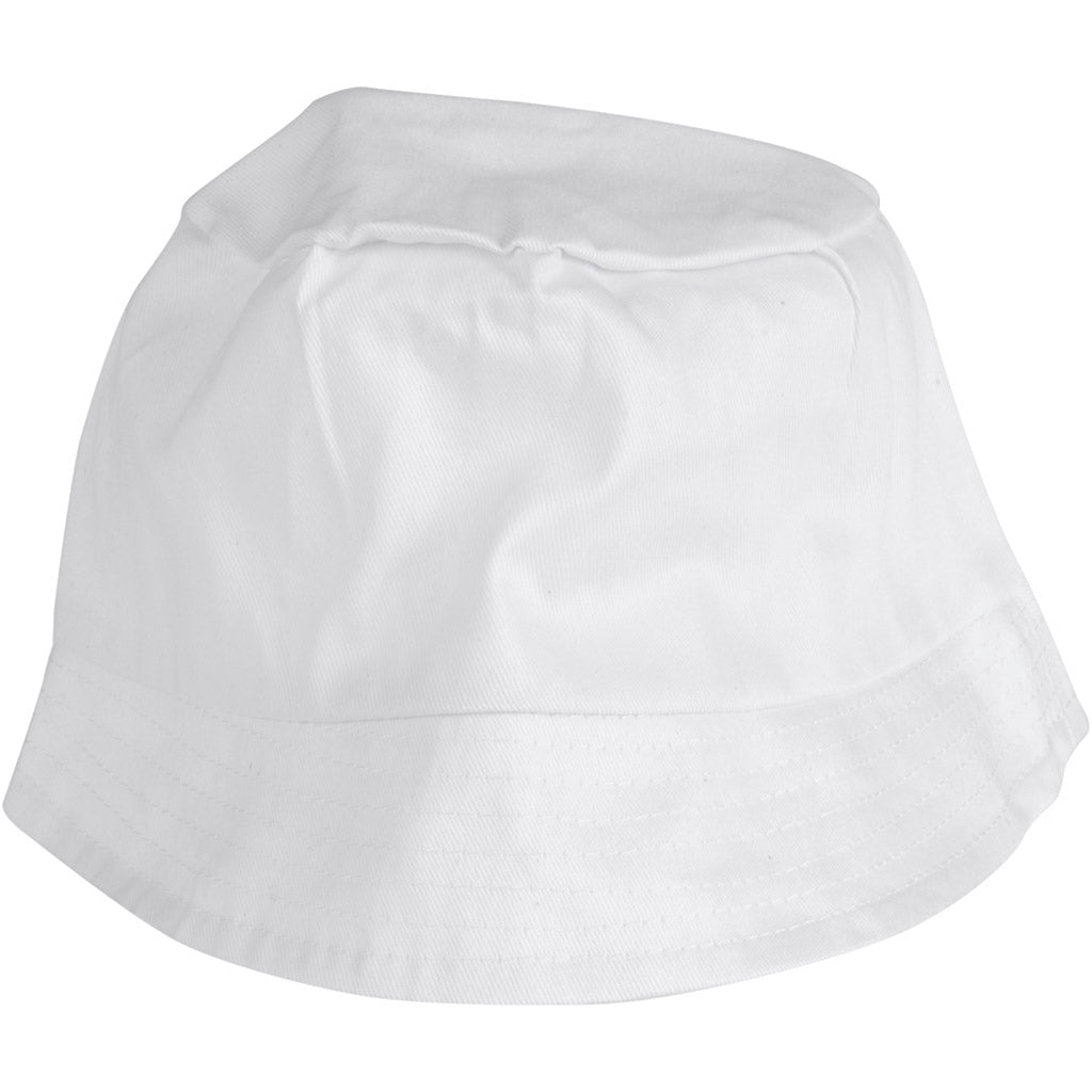 Creativ Company Sonnenhut, Größe 58 cm, weiß, 12 Stück 1 Box