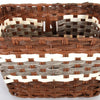 Volare geflochtener Wicker -Fahrradkorb groß