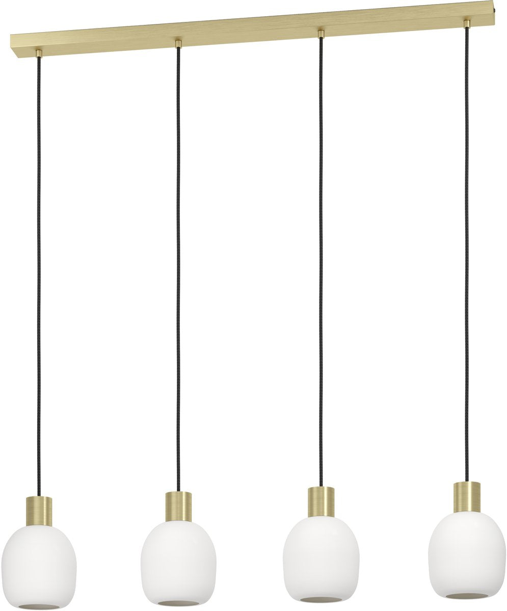 Eglo Manzanares Hängelampe – E27 – 97 cm – Weiß|Gold