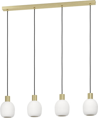 Eglo Manzanares Hängelampe – E27 – 97 cm – Weiß|Gold