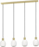 Eglo Manzanares Hängelampe – E27 – 97 cm – Weiß|Gold