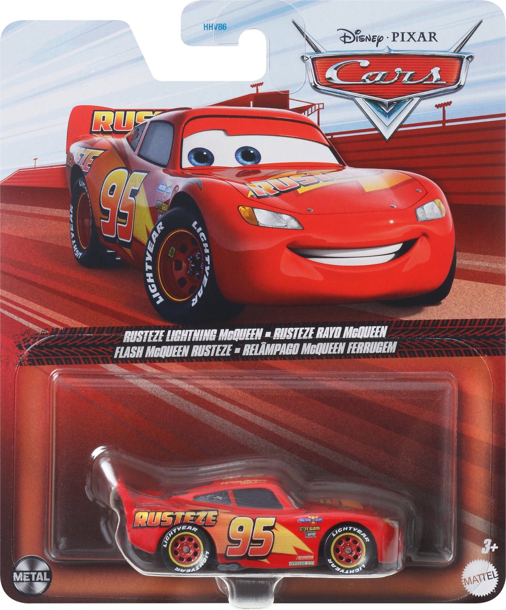 Mattel Disney Pixar Cars Lightning McQueen, Auto, 3 Jahre, Metall, mehrfarbig, rot
