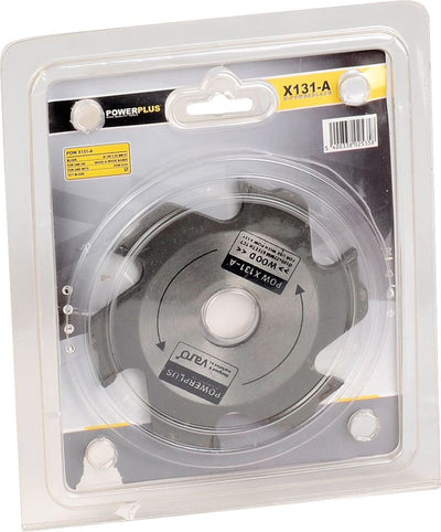 Powerplus Kreissägeblatt powx131a – ø 100x22mm – 6 Zähne – bis 22 mm tief – Weich- und Kernholz – passend für Lamellenschneider powx131