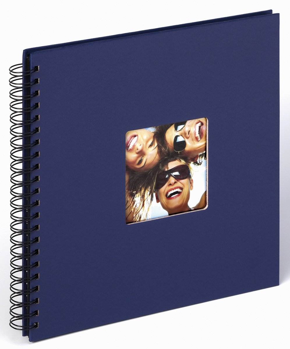 Walther sa-110-l fun - Spiralalbum - Größe 30 x 30 cm - - blau