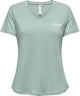 Only Play - Save Life vn ss reg Tee - Trainings-T-Shirt Kurzarm Damen - Grau