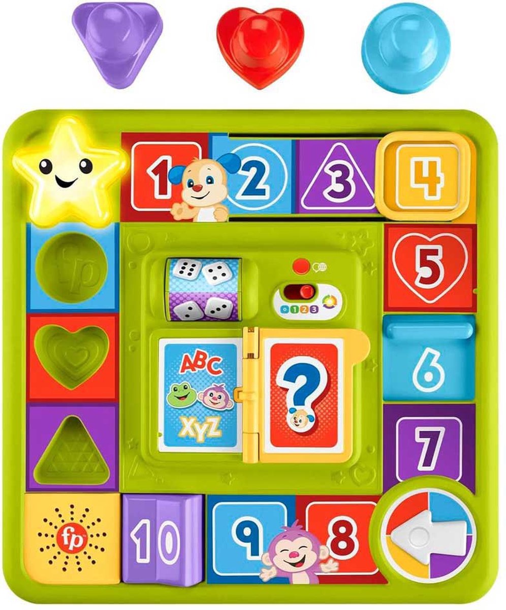 Fisher-Price Fisher Price Lach- und Lern-Aktivitätsbrett für Welpen, mehrfarbig