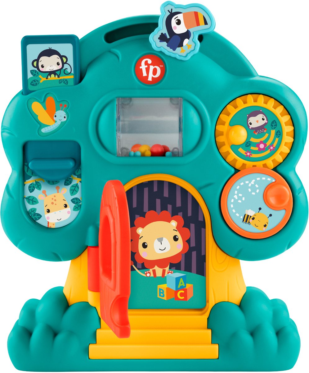 Fisher-Price Animal Friends Discovery Baumhaus, 0,5 Jahre, Sound, Kunststoff, mehrfarbig