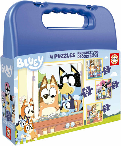 Educa borras educa – blauer progressiver Koffer – Puzzle – ab 3 Jahren – 25 Teile – Sinterklaas-Geschenke