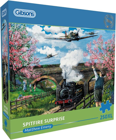 Gibsons – Spitfire-Überraschung (Spitfire-Überraschung) – Mathey Emeny – 250 XL-Teile – 48 x 34 cm – Puzzle für Erwachsene
