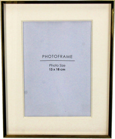 HD-Collection-Fotorahmen aus Metall, goldfarben, 13 x 18 cm