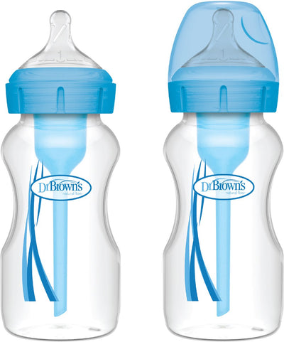 Dr. Brown's Flaschenset – Duo-Optionen + breit – 270 ml
